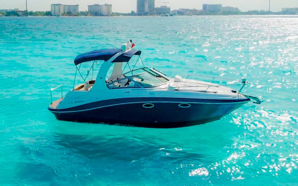 how much to rent a yacht in cancun